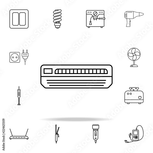 air conditioning icon. Appliances icons universal set for web and mobile