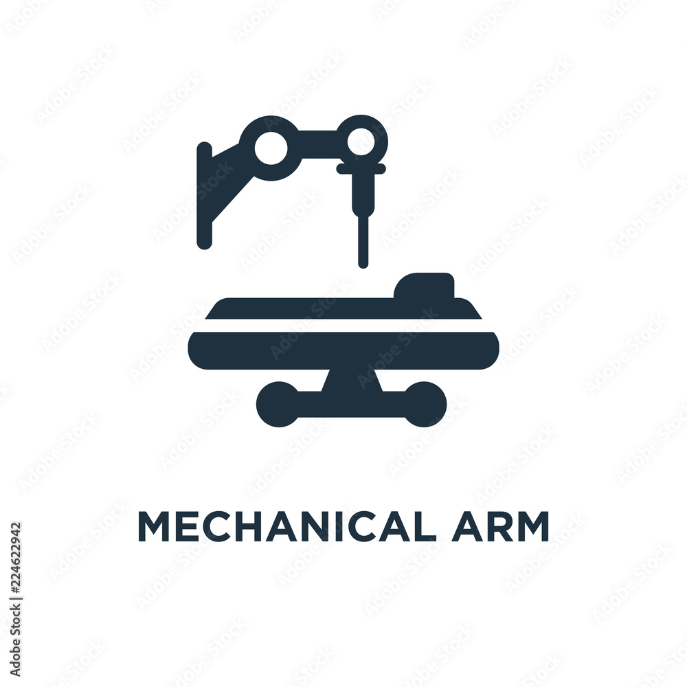 mechanical arm icon mechanical arm icon