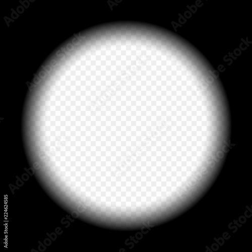 View through a telescope, viewfinder sniper scope. The concept of search, observation. Vector template.