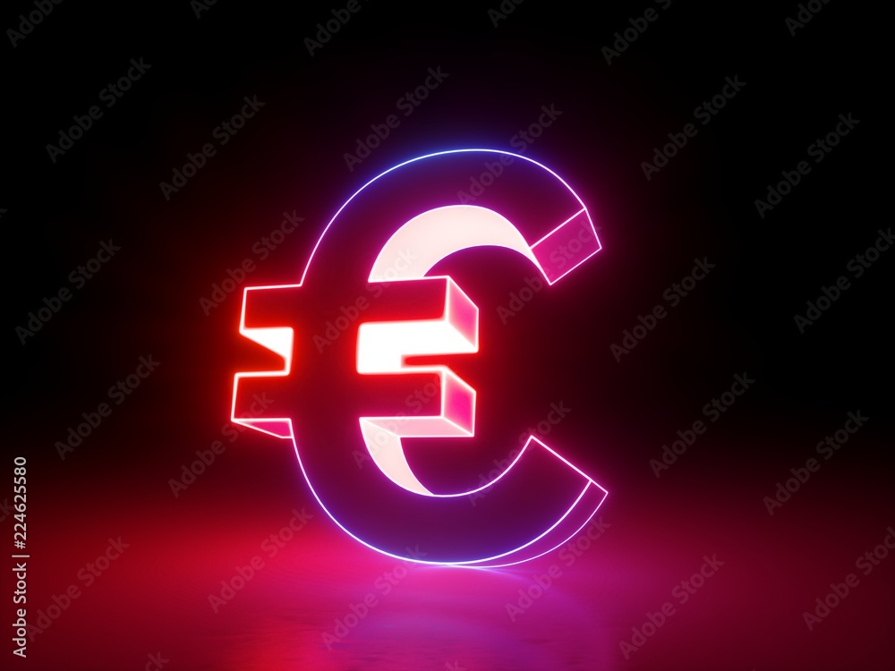 3d render, euro currency symbol, red neon glowing sign isolated on black background, business concept, ultraviolet light, electricity, electric lamp, fluorescent element 3d render, euro currency symbol, red neon glowing sign isolated on black background, business concept, ultraviolet light, electricity, electric lamp, fluorescent element