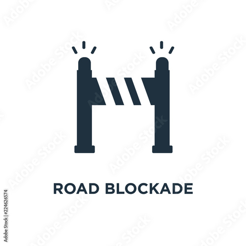 road blockade icon