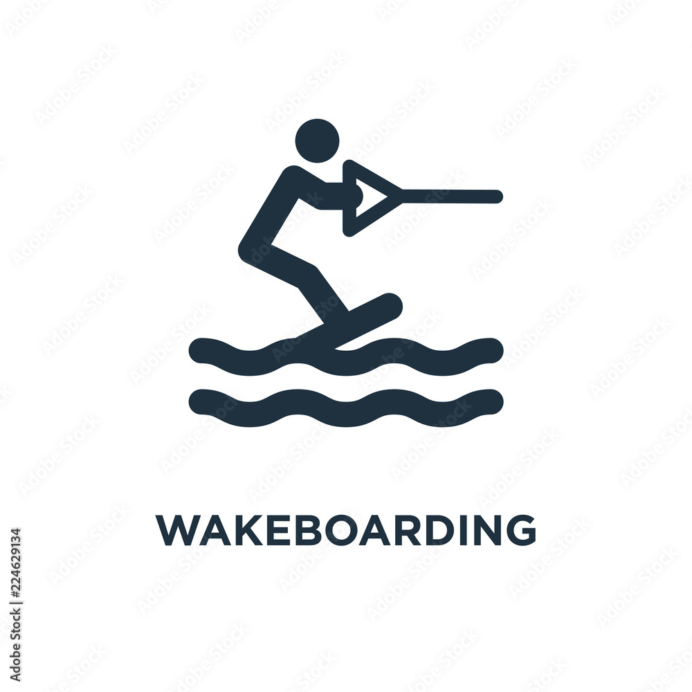 wakeboarding icon wakeboarding icon