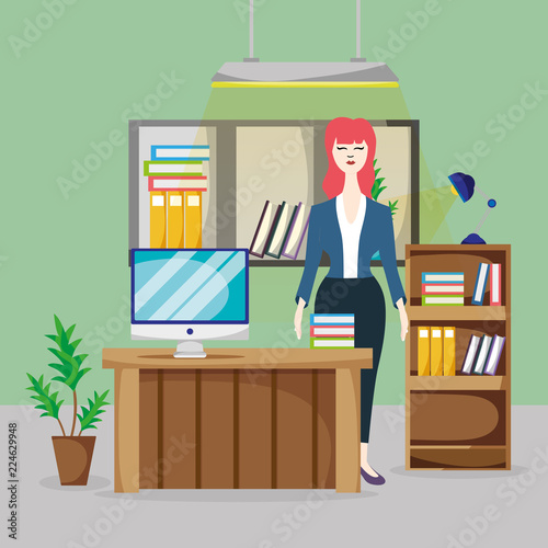 Businesswoman at office