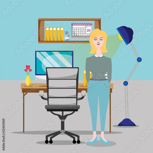 Businesswoman at office