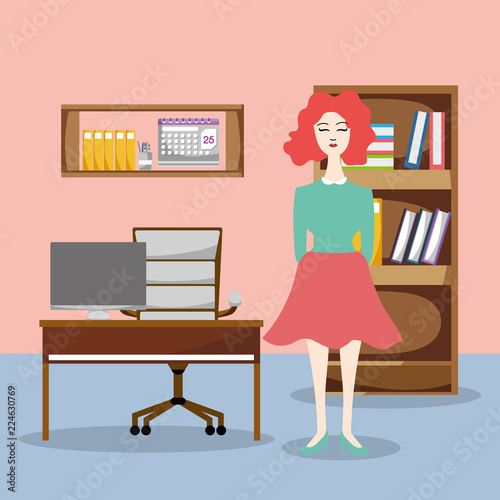 Businesswoman at office