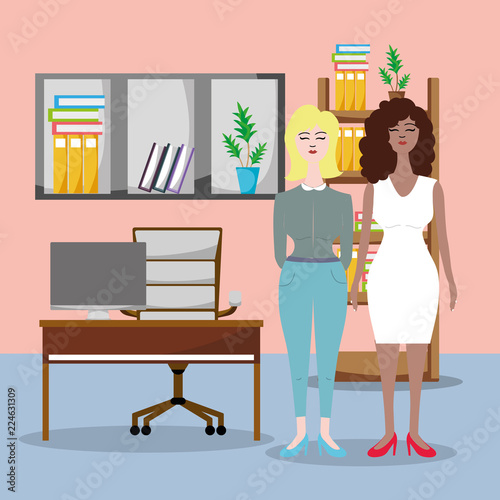 Businesswomens at office