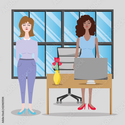 Businesswomens at office