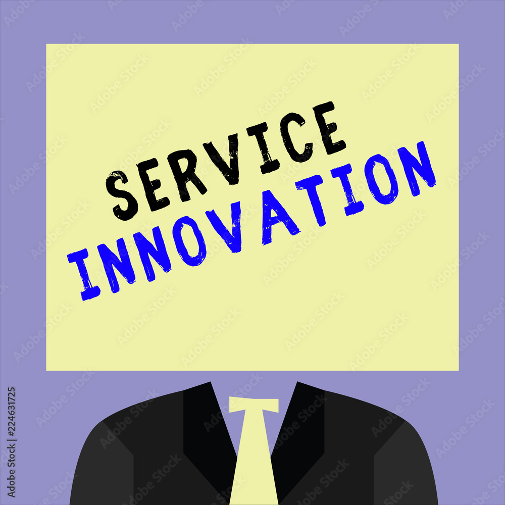 Handwriting text writing Service Innovation. Concept meaning Improved Product Line Services Introduce upcoming trend. Handwriting text writing Service Innovation. Concept meaning Improved Product Line Services Introduce upcoming trend.