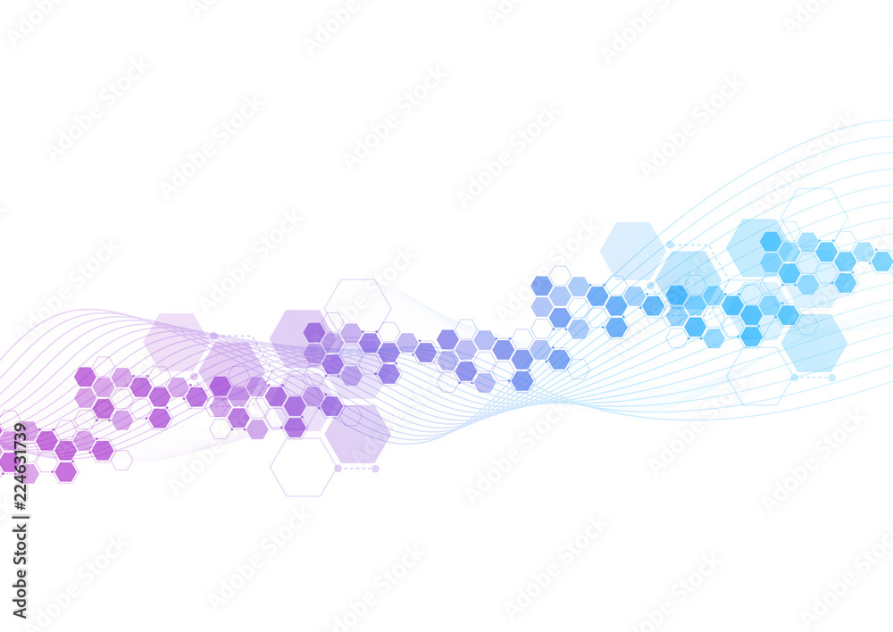 Abstract connecting dots and lines molecule background. Connection science compounds, medical, technology or scientific concept background. Vector illustration Abstract connecting dots and lines molecule background. Connection science compounds, medical, technology or scientific concept background. Vector illustration