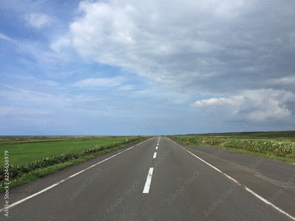 straight road