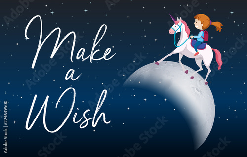 Make a wish scene
