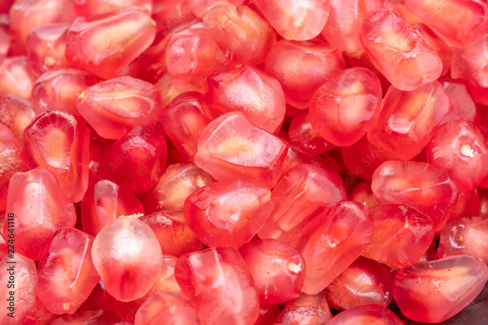 Pomegranate and pomegranate seeds Pomegranate and pomegranate seeds