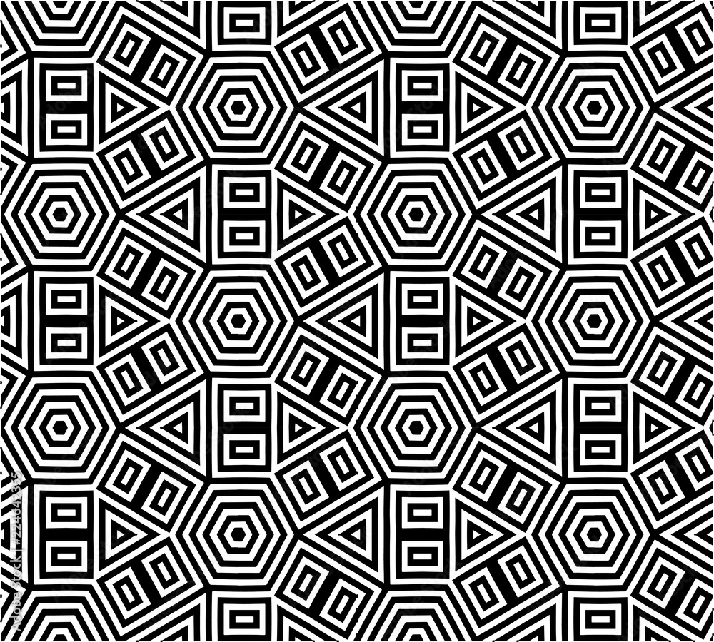 Abstract seamless black and white pattern Abstract seamless black and white pattern