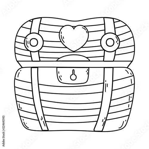 Treasure chest cartoon