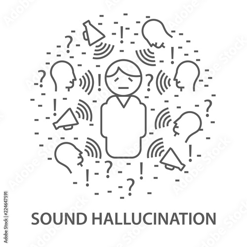Banners for sound hallucination