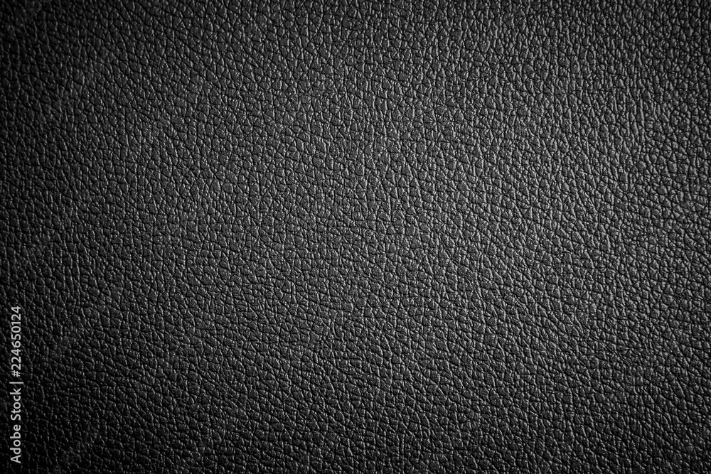 Black leather texture background - obrazy, fototapety, plakaty 