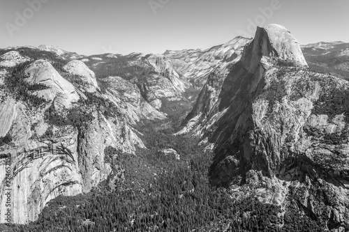 Half Dome from Glacier Point at Yosemite