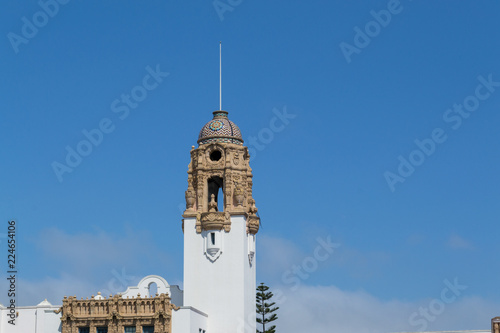 Photography High school tower at Mission Dolores Park
