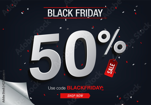 Abstract vector black friday sale layout background. For art template design, list, page, mockup brochure style