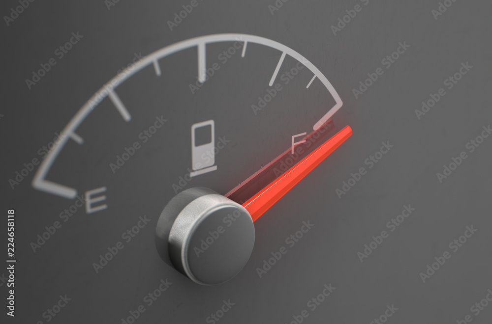 Naklejka premium Petrol Gage Full