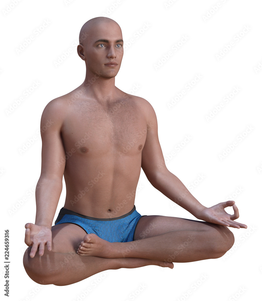 4k Man Silhouette In Enlightened Yoga Stock Motion Graphics SBV-338461049 -  Storyblocks
