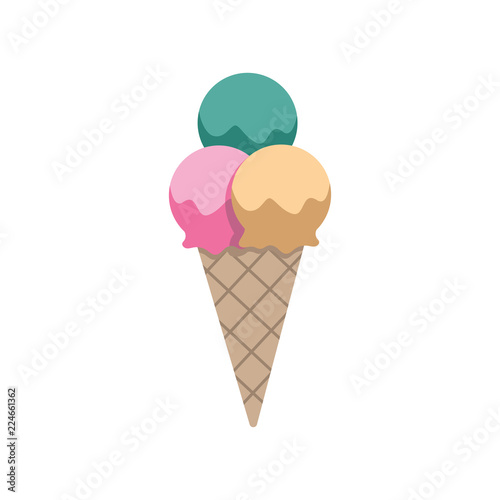 Illustration of an ice cream