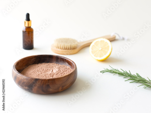 Moroccan red clay powder