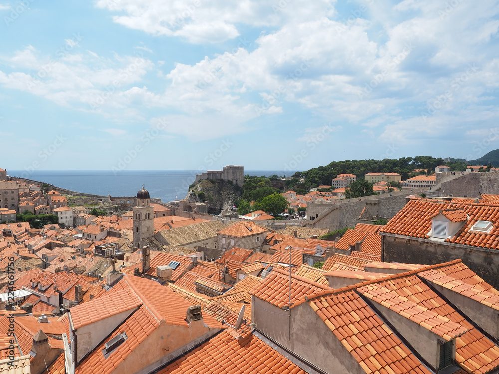 View of Dubrovnik Old Town, Croatia