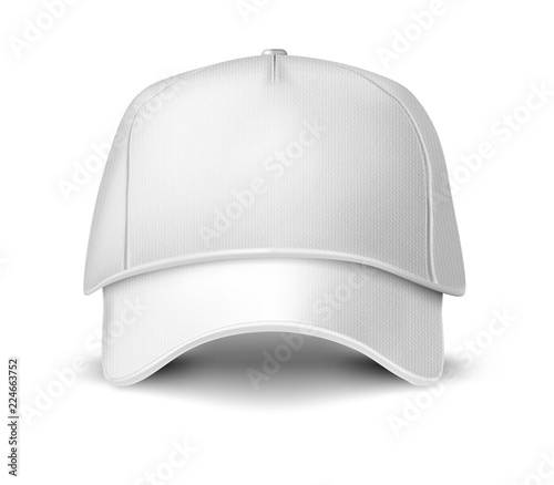 Baseball cap isolated on white background.