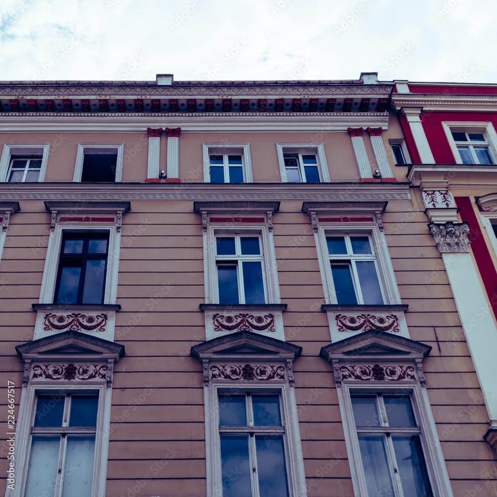 Obraz premium Facade of an Old Building