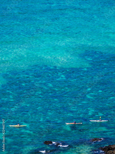 石垣の海とシーカヤック