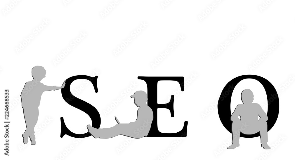 silhouettes of people against the background of the word CEO. vector illustration. silhouettes of people against the background of the word CEO. vector illustration.