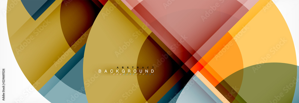 Abstract background bright circles geometric design Abstract background bright circles geometric design
