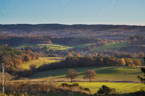 Autumn Landscape Newlands Corner, Surrey, England