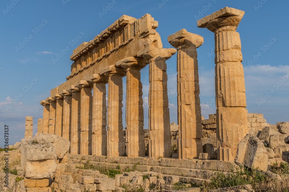 Selinunte, Sicily was an ancient Greek city on the south-western coast of Italy.