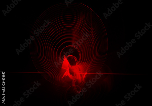 Fototapeta Naklejka Na Ścianę i Meble -  Elegant abstract red and black background design with space for your text