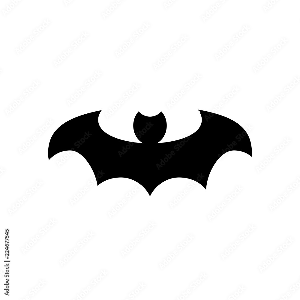 Bat vector icon. Bat vector icon.