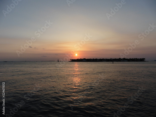 Coucher de soleil à Miami