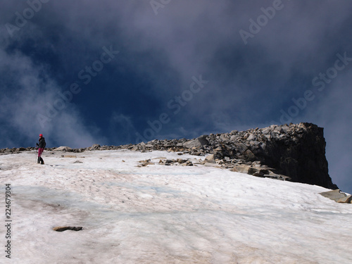 Hiking to the highest mountain