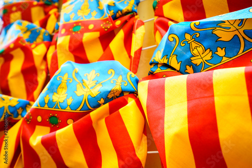 Valencian flags photo