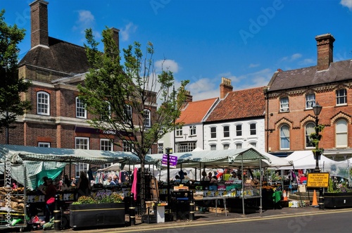 Louth,Lincolnshire market square