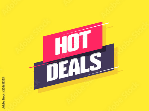 Hot Deals Label photo