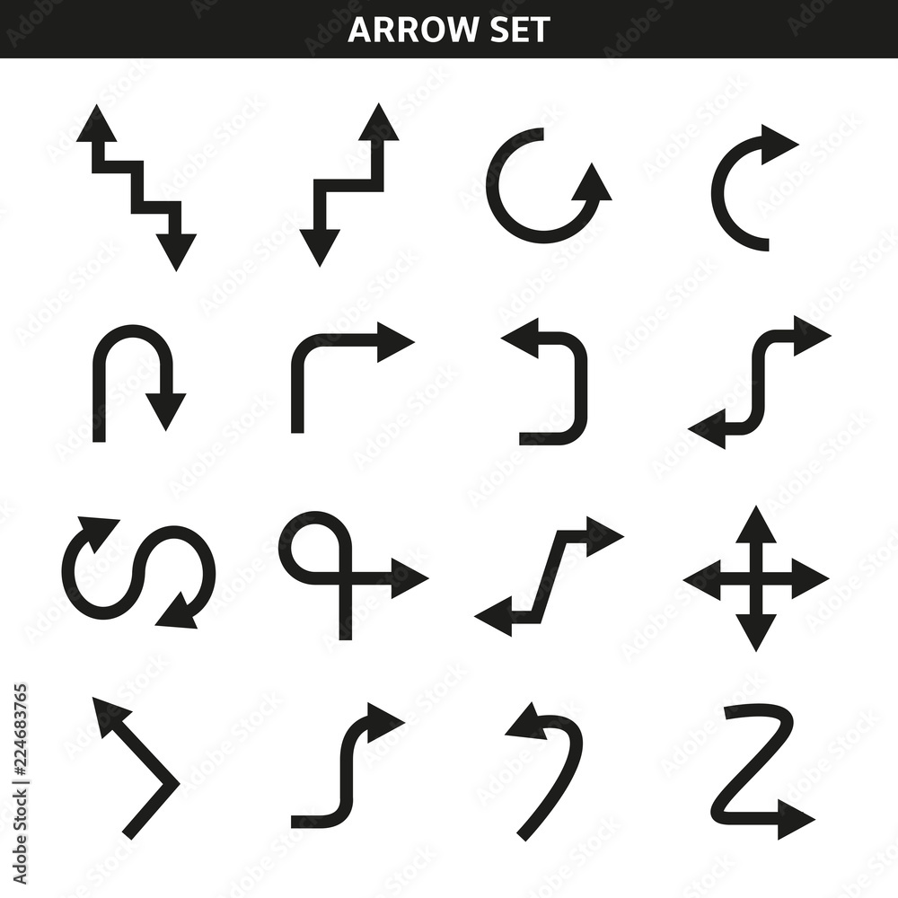 arrow icons set arrow icons set