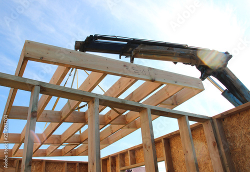 Construction of a Frame building or a house