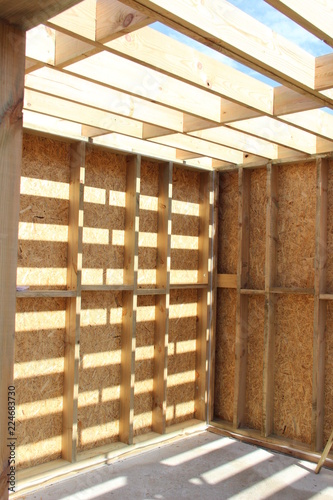 Construction of a Frame building or a house