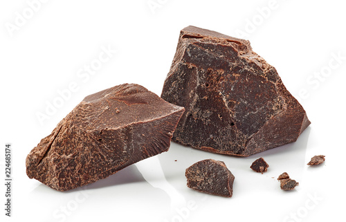 pieces of dark chocolate