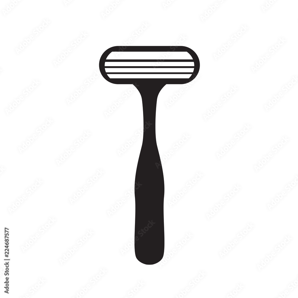 disposable shaving razor icon- vector illustration disposable shaving razor icon- vector illustration