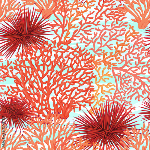 sea world seamless pattern