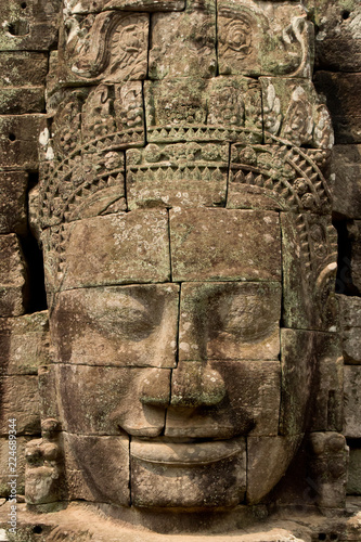 Posągi w Angkor Wat, Kambodża