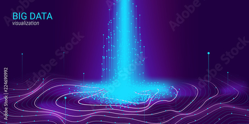 Abstract 3D Big Data Visual...